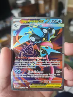 Pokemon Mega Greninja EX 100/086 Ultra Rare Full Art Holo ENGLISH - Image 1