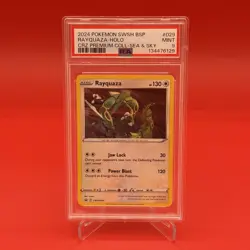 2024 POKEMON Rayquaza BLACK STAR PROMO Double Swirl 🌀 SEA & SKY #SWSH029 PSA 9 - Image 1