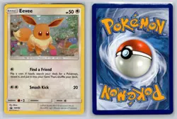 Eevee - (Cosmos Holo) SM184 Holo Promo Sun & Moon Promo Pokemon NM - LP - Image 3