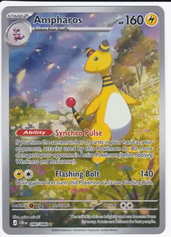 Ampharos 090/086 - Illustration Rare - Pokemon TCG: Chaos Rising - English NM - Image 1