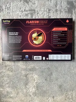 Pokemon TCG Flareon VMAX Premium Collection Box Factory Sealed Box Eeveelutions - Image 2
