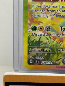2024 Pokemon-PIKACHU ex #238/191 Sv08 - Surging Sparks Holo Special Ill. Rare - Image 4