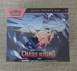 Pokemon Chaos Rising Elite Trainer Box ETB Sealed ME04 CRI Mega Evolution TCG - Image 1