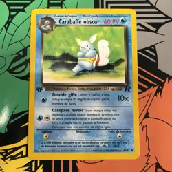 Pokemon TCG Carabaffe Obscur (Dark Wartortle) 46/82 Team Rocket FRENCH 1st Ed - Image 1