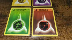 Pokemon Base Set 1st Edition Shadowless Energy Grass Fighting Lightning Psychic - Image 3