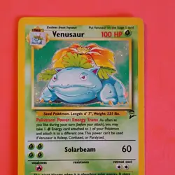 Pokemon Venusaur 015/102 Base Set Holo Rare 100 HP English WotC Arita - Image 2