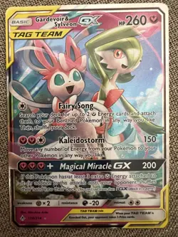 Pokemon TCG Gardevoir & Sylveon GX 130/214 Unbroken Bonds Holo UR Eng 260 - Image 1
