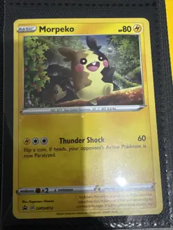 Morpeko SWSH012 Holo Rare Promo Cosmos Holo Pokemon TCG NM - Image 1