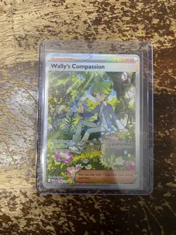 Wally's Compassion 186/132 Pokemon Mega Evolution Special Illustration Rare NM - Image 1