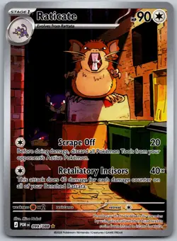 Pokemon TCG 099/088 Perfect Order Raticate Holo B - Image 1