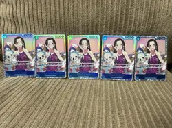 One Piece TCG Card Lot 62 Total Cards SR FOIL Bundle NM All Japanese - Image 1