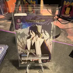 Bandai Namco Union Arena Bleach Byakuya Kuchiki Winner Pack Promo Foil - Image 1