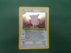 Pokemon Clefable 5/130, Base Set 2 1999 LP - Image 1