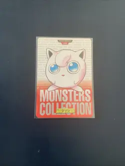 Jigglypuff No. 039 Carddass Pokemon File Monsters Collection Bandai Japanese - Image 1