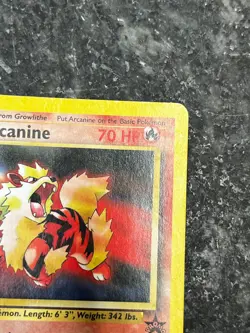 Arcanine BLACK STAR PROMO 6 - Pokemon League HEAVY PLAYED #2 - Image 4
