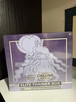 2021 Pokemon TCG Sword & Shield Chilling Reign Elite Trainer Box ETB Sealed New - Image 1