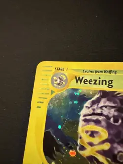 Pokemon Weezing Holo Rare w/ SWIRL - LP/MP - Expedition Unlimited 32/165 - Image 2