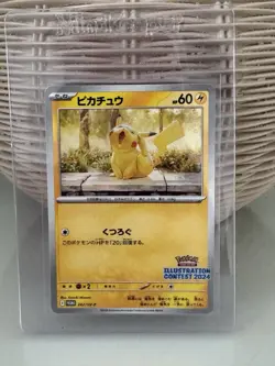 Pokemon Pikachu Illustration Contest 2024 242/SV-P Japanese PROMO - Image 1