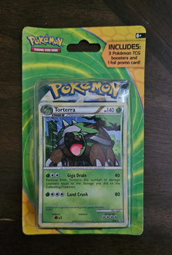 Pokemon TCG 3 Boosters & 1 Foil Torterra Card Value Pack - Image 1