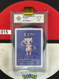 Grade10 2019 Pokemon Mewtwo Playing Card Japanese Old Maid - Image 1