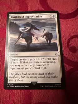 MTG Assassin's Creed Battlefield Improvisation 0276 NM - Magic The Gathering - Image 1