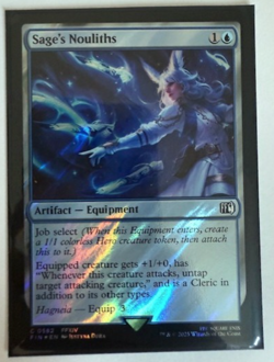 Magic the Gathering: Sage's Nouliths (Surge Foil) Final Fantasy Foil NM - Image 1