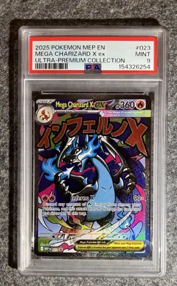 Pokemon TCG PSA 9 Mega Charizard x Ex Ultra-Premium Collection - Image 1