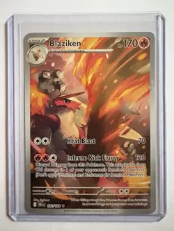 POKEMON Blaziken 192/182 Destined Rivals Illustration Rare Holo 170HP English!! - Image 1
