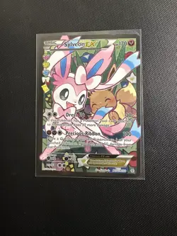 Sylveon EX RC32/RC32 Full Art Holo Pokemon TCG Generations Radiant Collection - Image 4