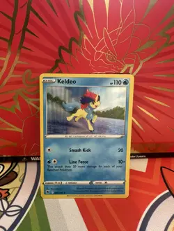 Pokemon TCG Astral Radiance Keldeo Rare Holo Card 045/189 - Image 1