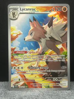 Lycanroc 166/159 Illustration Rare Journey Together Pokemon Holo Near Mint - Image 1