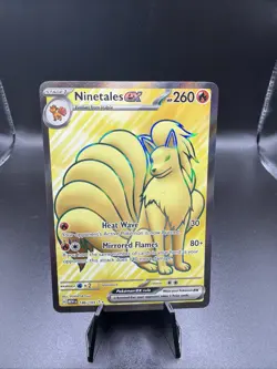 Ninetales ex 186/165 Pokemon TCG SV: Scarlet & Violet 151 NM - Image 1