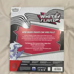 Pokemon Scarlet & Violet White Flare Binder Collection Box Reshiram Booster - Image 2