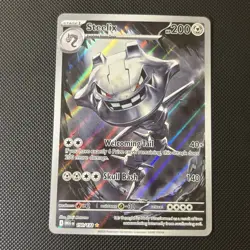Pokemon Steelix Holo Illustration Rare 150/132 ME01 Mega Evolution NM - Image 1