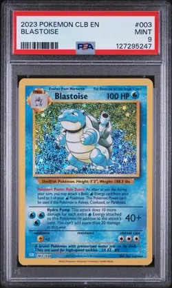 2023 Pokemon TCG Classic Blastoise PSA 9 - Image 1