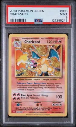 2023 Pokemon TCG Classic Charizard PSA 9 - Image 1