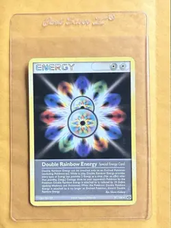 Double Rainbow Energy 87/106 EX Emerald Non Holo Rare Pokemon LP - Image 1