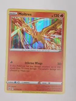Moltres 21/172 Holo Rare 2022 Brilliant Stars Pokemon TCG NM - Image 2