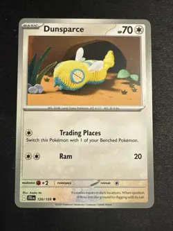 Dunsparce 120/159 Common Journey Together Pokemon Near Mint - Image 1