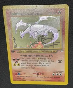 Shining Charizard Neo Destiny 1st Edition Holo Secret Rare 107/105 ENG - Image 4