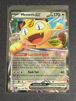 Meowth EX 62/88 : Double Rare - Perfect Order (POR) Pokemon TCG English - Image 1