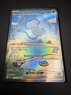 Mew ex 232/091 SV: Paldean Fates Special Illustration Rare Full Art Holo 2024 - Image 1