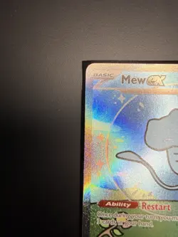 Mew ex 232/091 SV: Paldean Fates Special Illustration Rare Full Art Holo 2024 - Image 3