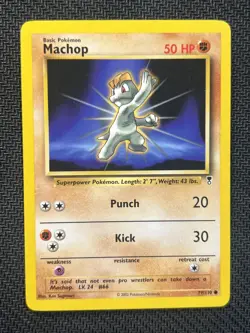 Machop 79/110 Legendary Collection Pokemon TCG WOTC Vintage (Light Play) LP 1 - Image 1