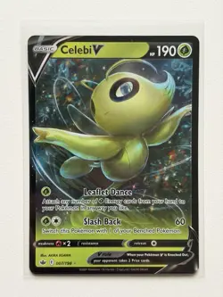Celebi V - SWSH06: Chilling Reign (SWSH06) Ultra Rare Pokemon TCG - Near Mint - Image 1