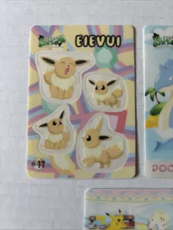pokemon sealdass fancy graffiti Lot Of 3 Pikachu Lapras Togepi - Image 4