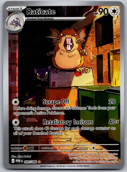 Pokemon TCG 099/088 Perfect Order Raticate Holo A - Image 1