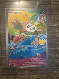 2026 POKEMON MEP BS PROMO FIRST PARTNER ILLUSTRATION SERIES 1 #043 ROWLET - Image 1
