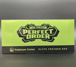 Perfect Order Pokemon Center Elite Trainer Box ETB ME03 Factory Sealed TCG CCG - Image 2