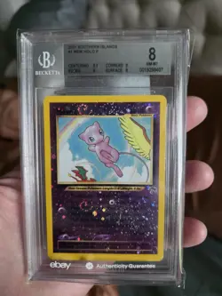 2001 Pokemon Southern Islands Mew #1 Vintage Graded NM/Mint RARE Double Swirl - Image 1